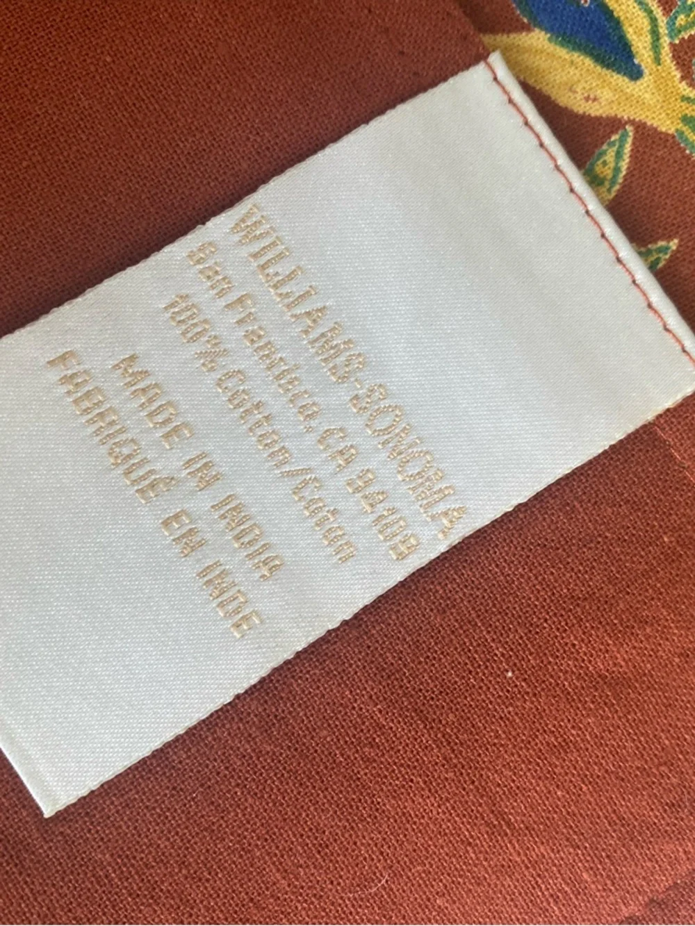 Williams Sonoma French Country Provence placemats, 100% cotton, set of 4